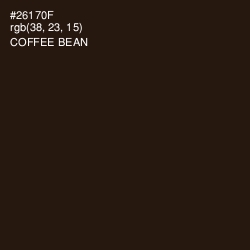 #26170F - Coffee Bean Color Image